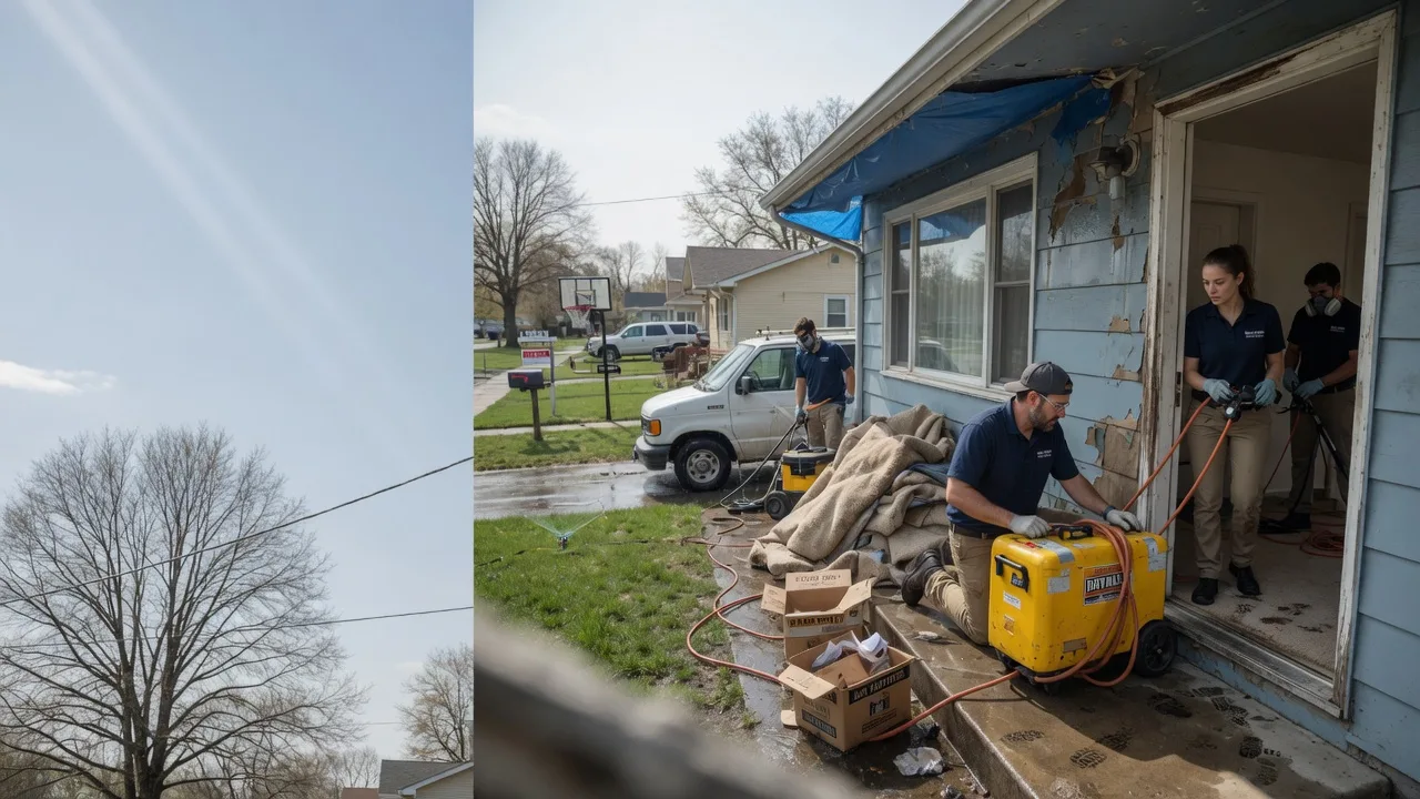 Basement Flood Cleanup in Vinson, OK near me